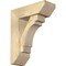 Ekena Millwork Merced Slat Rough Sawn Bracket w/ Offset Brace, Douglas Fir, 6"W x 16"D x 20"H BKT0604X16X20MRC06RDF - alternate 1